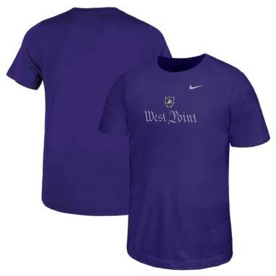 Army Black Knights NCAA Nike Army Knights Army 250 Collection Westpoint T-Shirt, Purple, XL
