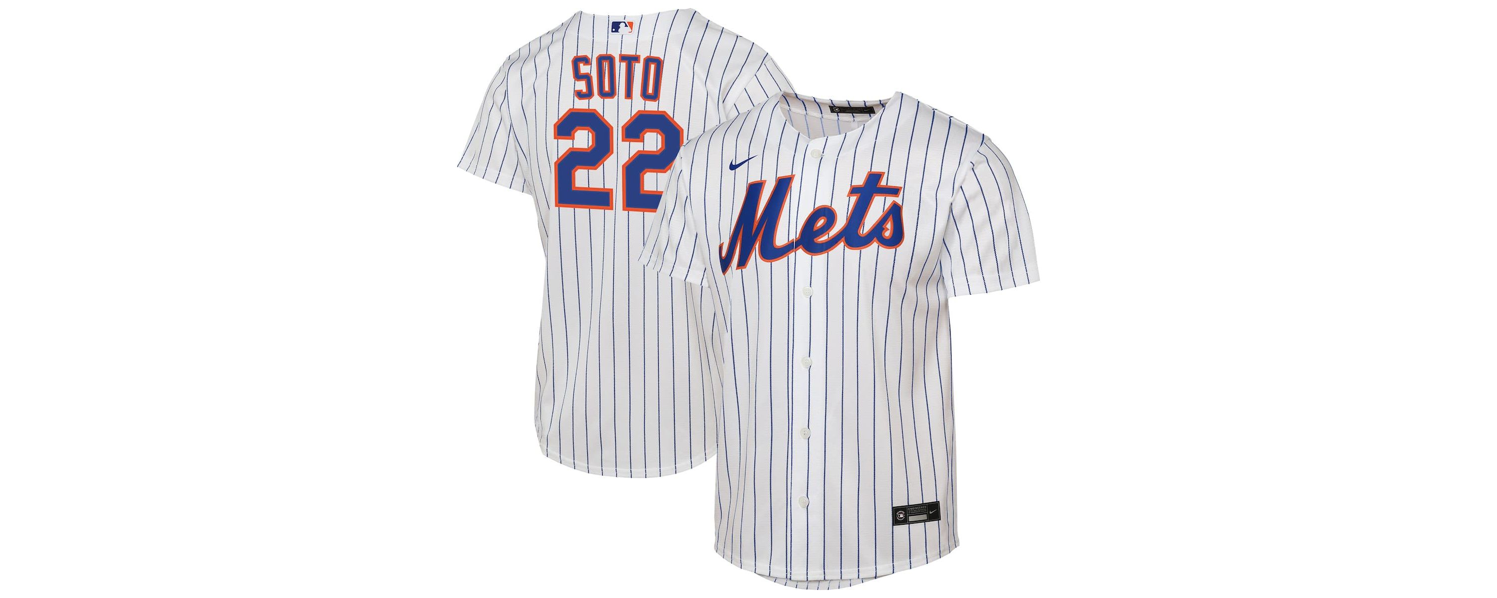 MLB Nike Juan Soto New York Mets Home Replica Jersey