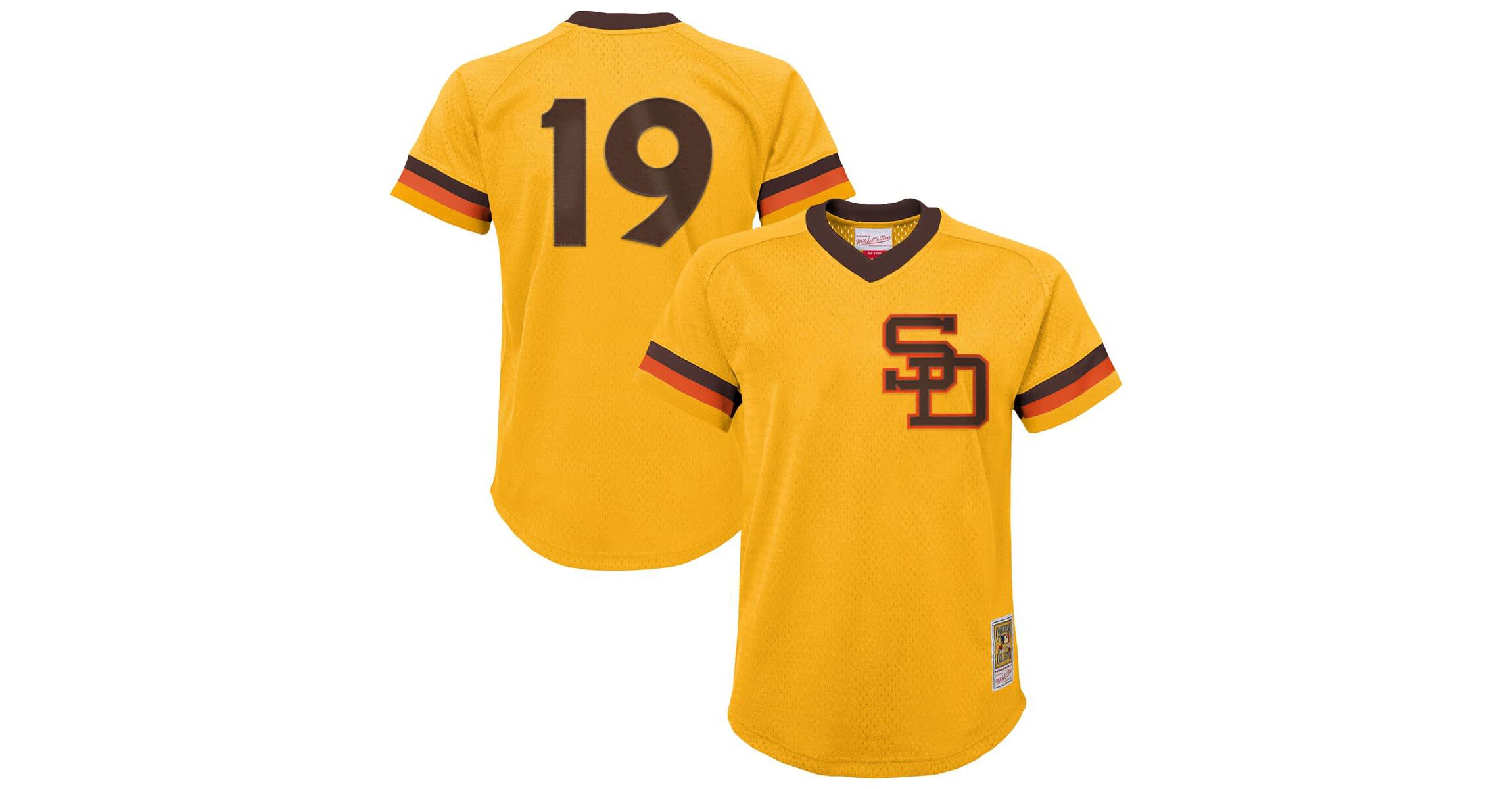 MLB Tony Gwynn San Diego Padres Cooperstown Collection Mesh Batting Practice Jersey
