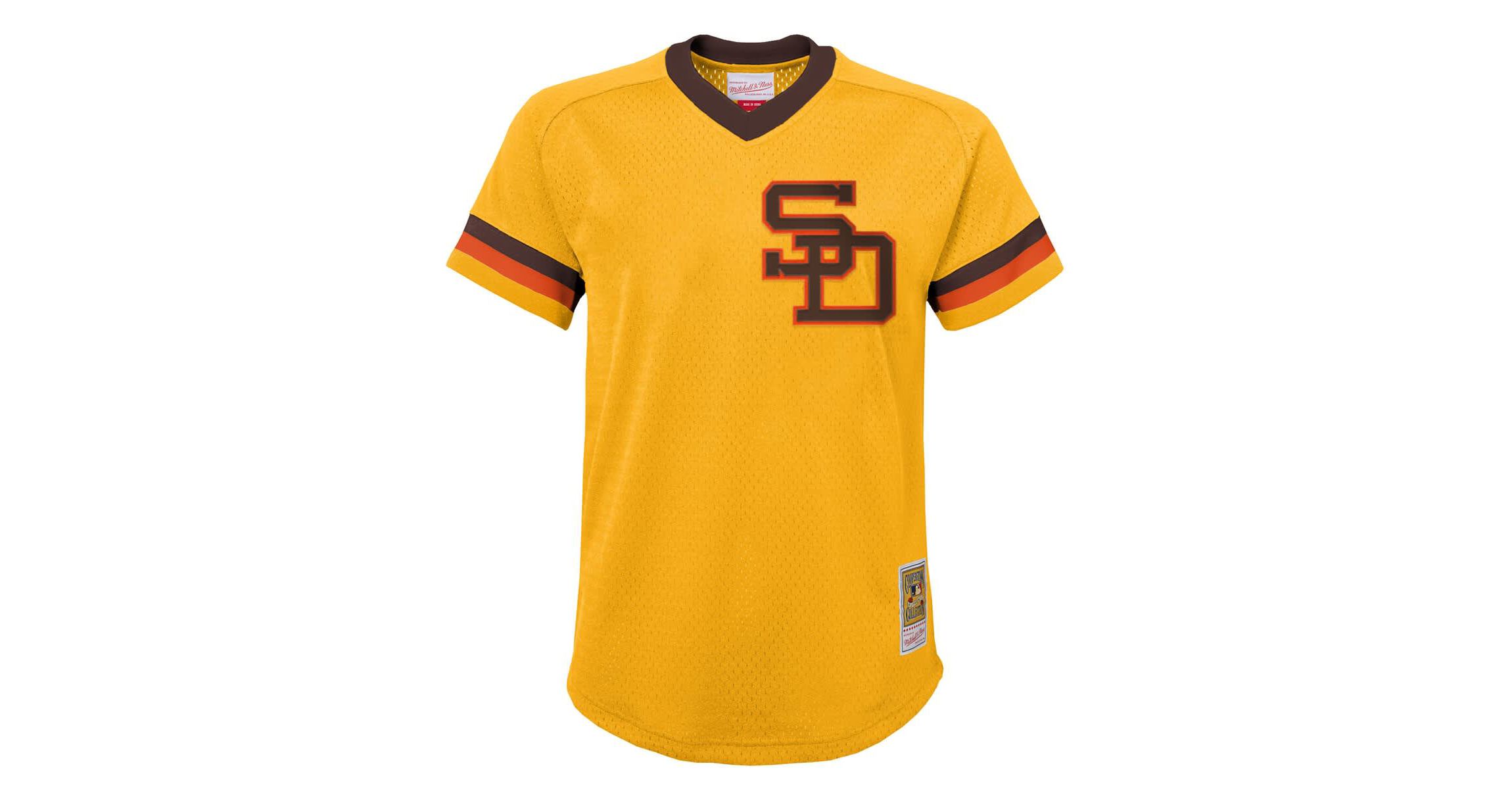 MLB Tony Gwynn San Diego Padres Cooperstown Collection Mesh Batting Practice Jersey