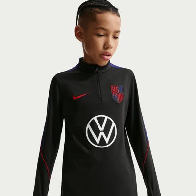 Youth Olympics Nike USMNT 2026 Strike Dri-FIT Long Sleeve Quarter-Zip Drill Top
