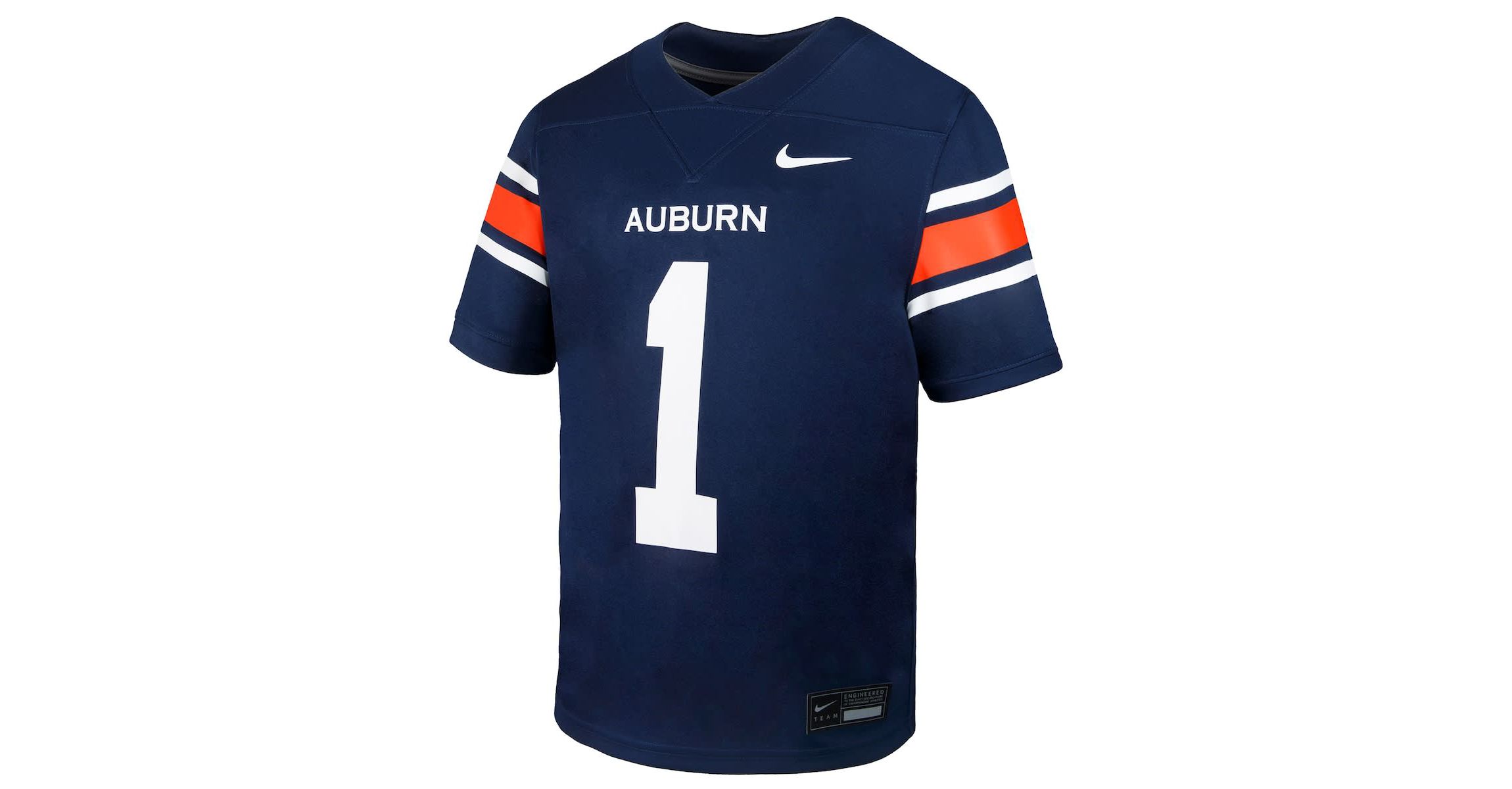 NCAA Nike #1 Auburn Tigers Untouchable Replica Game Jersey