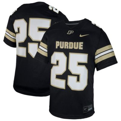 NCAA Nike #1 Purdue Boilermakers Untouchable Replica Game Jersey, Black, Large
