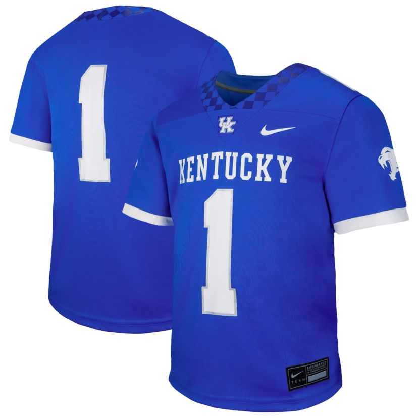 NCAA Nike #1 Kentucky Wildcats Untouchable Replica Game Jersey