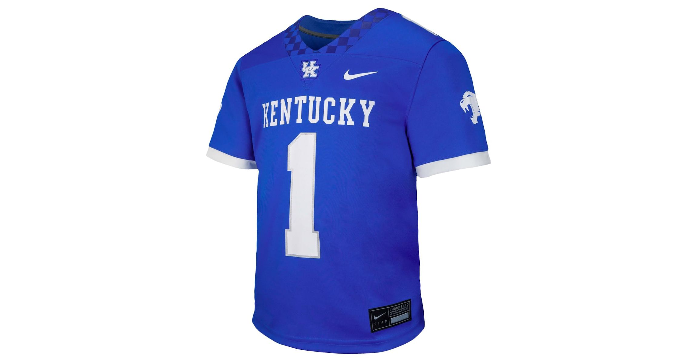 NCAA Nike #1 Kentucky Wildcats Untouchable Replica Game Jersey