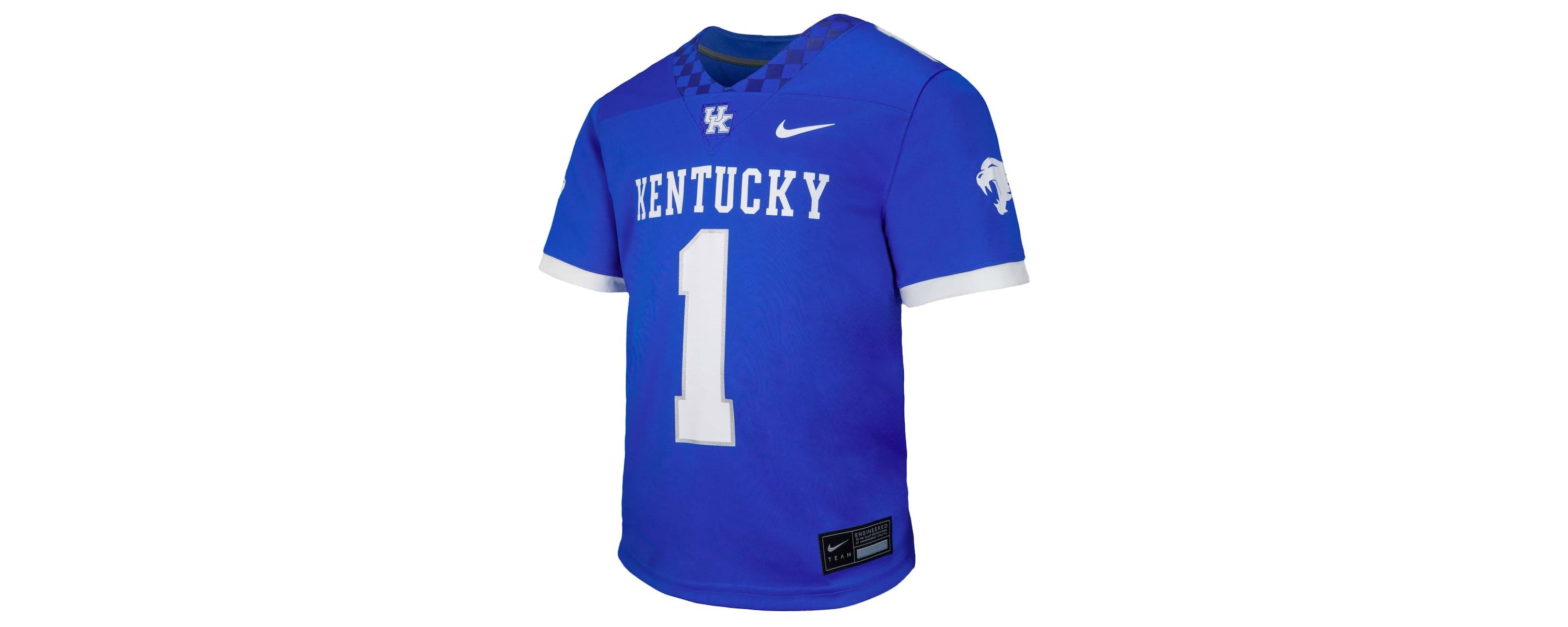 NCAA Nike #1 Kentucky Wildcats Untouchable Replica Game Jersey