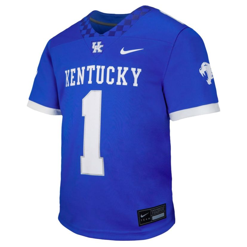 NCAA Nike #1 Kentucky Wildcats Untouchable Replica Game Jersey