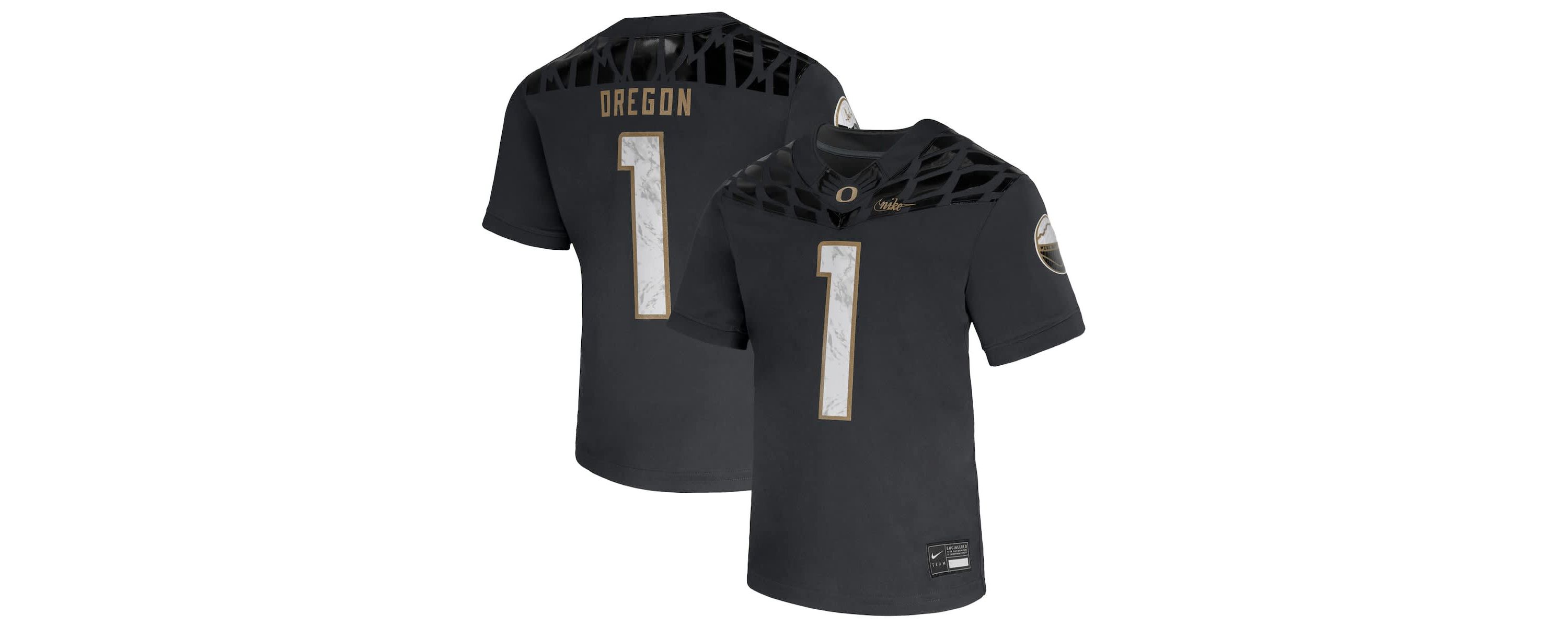 NCAA Nike #1 Oregon Ducks Shoe Duck Vapor Fusion Jersey