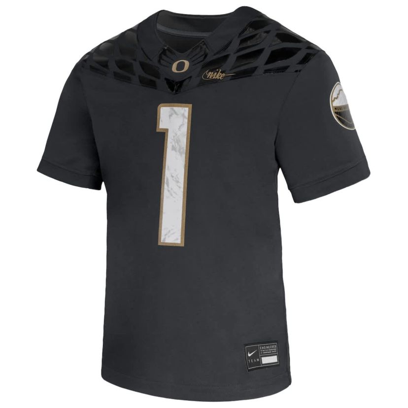 NCAA Nike #1 Oregon Ducks Shoe Duck Vapor Fusion Jersey