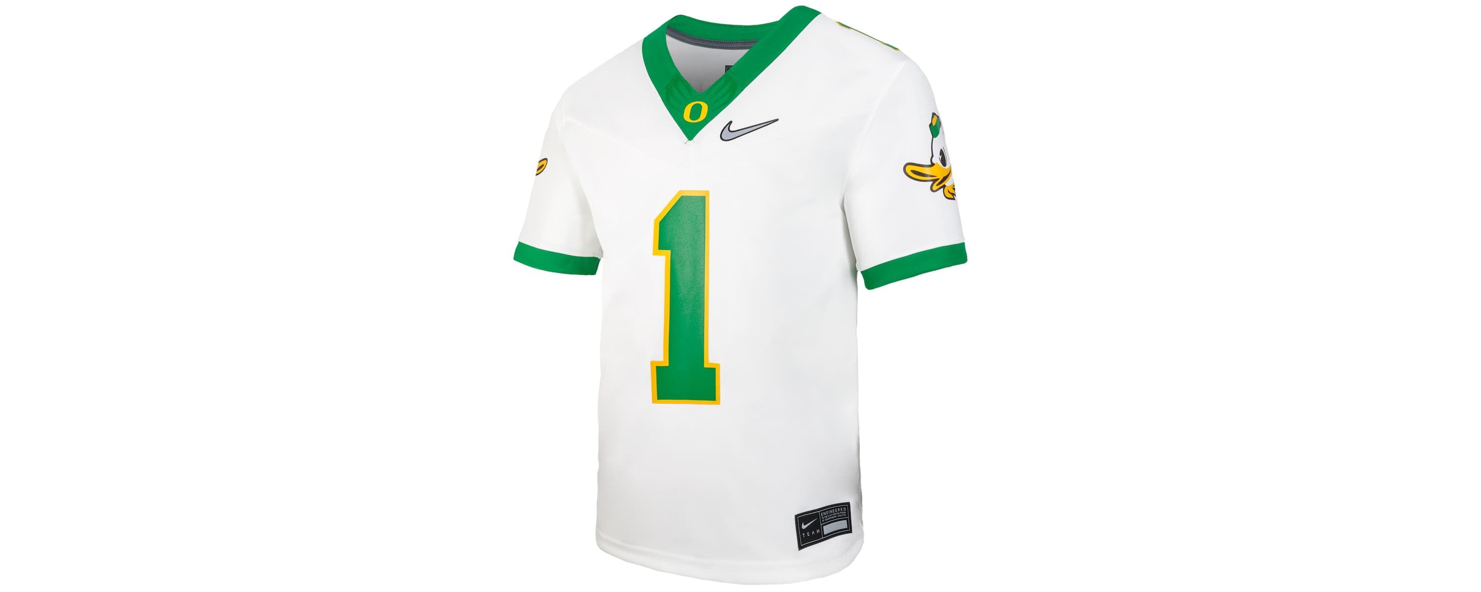NCAA Nike #1 Oregon Ducks Vapor Fusion Jersey
