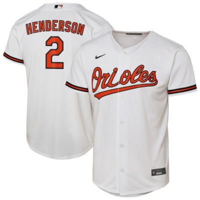 Youth MLB Nike Gunnar Henderson Baltimore Orioles Home Replica Player Jersey, White, XL