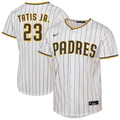 Youth MLB Nike Fernando Tatis Jr. San Diego Padres Home Replica Player Jersey, White, XL
