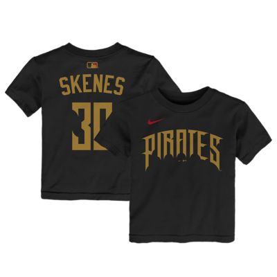 Youth MLB Nike Paul Skenes Pittsburgh Pirates 2026 City Connect Name & Number T-Shirt, Black, 3T