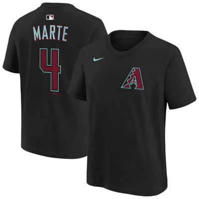 Youth MLB Nike Ketel Marte Arizona Diamondbacks Name & Number T-Shirt, Black, XL