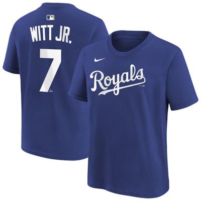 Youth MLB Nike Bobby Witt Jr. Kansas City Royals Name & Number T-Shirt, XL