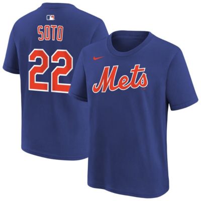 Youth MLB Nike Juan Soto New York Mets Name & Number T-Shirt, XL