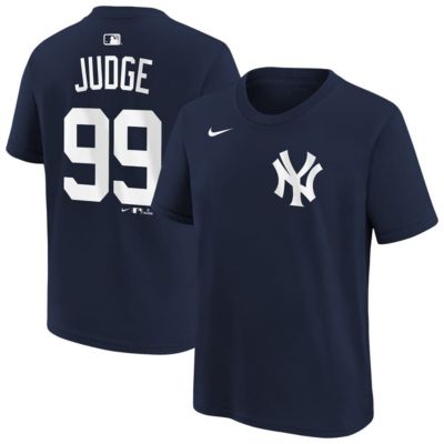 Youth MLB Nike Aaron Judge New York Yankees Name & Number T-Shirt, Navy Blue, XL