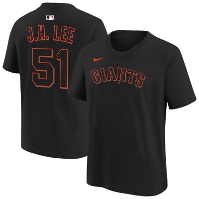 Youth MLB Nike Jung Hoo Lee San Francisco Giants Name & Number T-Shirt, Black, XL