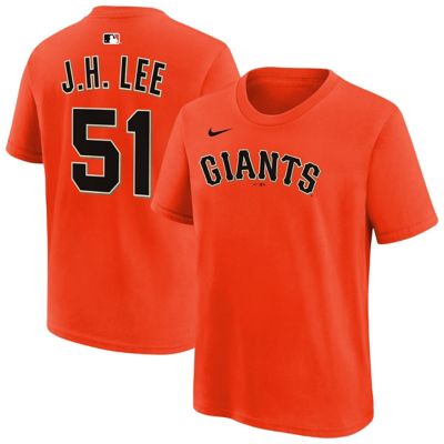 Youth MLB Nike Jung Hoo Lee San Francisco Giants Name & Number T-Shirt, Orange, XL