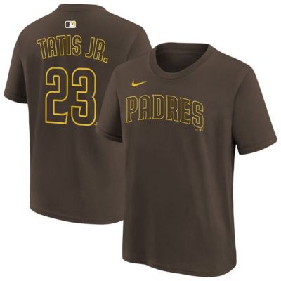 Youth MLB Nike Fernando Tatis Jr. San Diego Padres Name & Number T-Shirt, Brown, XL