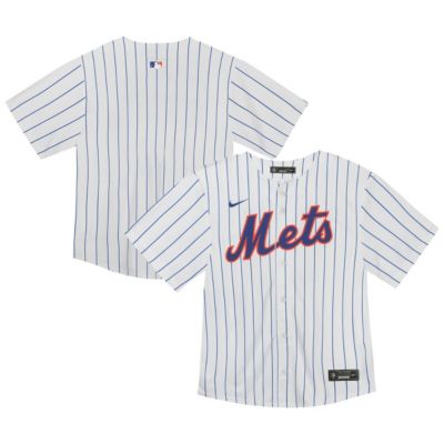 Youth MLB Nike New York Mets Home Game Jersey, White, 2T