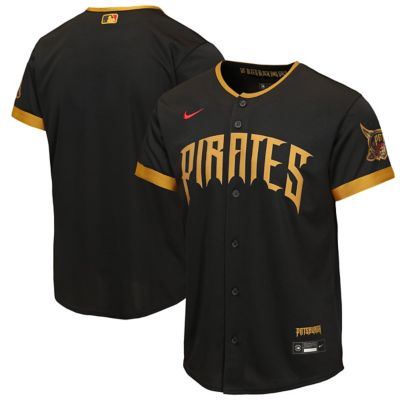 Youth MLB Nike Pittsburgh Pirates 2026 City Connect Stadium Jersey, Black, Small