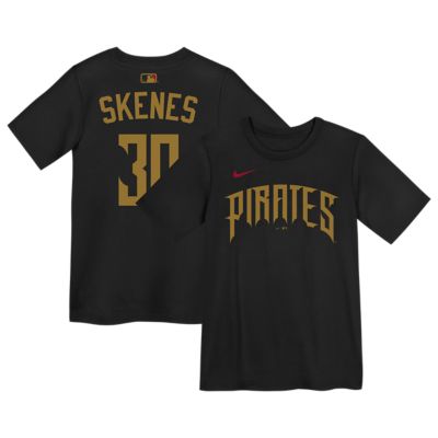 Youth MLB Preschool Nike Paul Skenes Pittsburgh Pirates 2026 City Connect Name & Number T-Shirt, Black, 4T