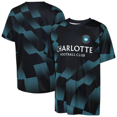 Outerstuff Youth MLS Charlotte FC Sheer Thrill T-Shirt, Black, XL
