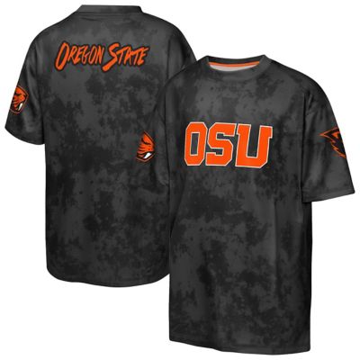 Outerstuff Youth NCAA Oregon State Beavers Off-Side Sublimated T-Shirt, Black, XL