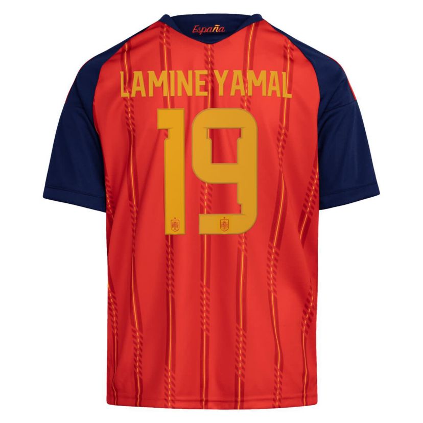  スペイン National Team ユニホーム L adidas Youth Soccer National Teams Lamine Yamal Spain National