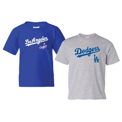 Soft as a Grape Youth MLB Los Angeles Dodgers Cooperstown 2-Pack T-Shirt Set