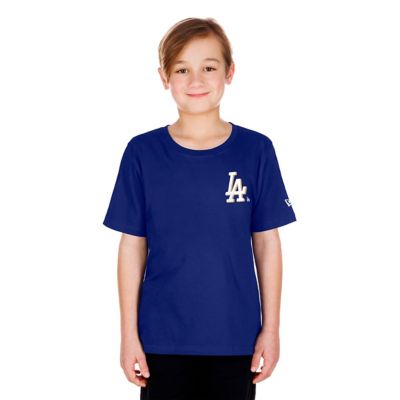 New Era Youth MLB Los Angeles Dodgers Cartoon Logo T-Shirt