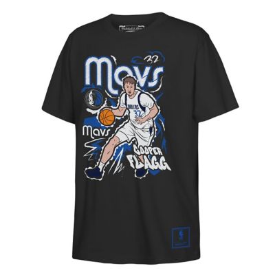 Mitchell & Ness Youth NBA Cooper Flagg Dallas Mavericks Chalked Up Player T-Shirt, Black, Small
