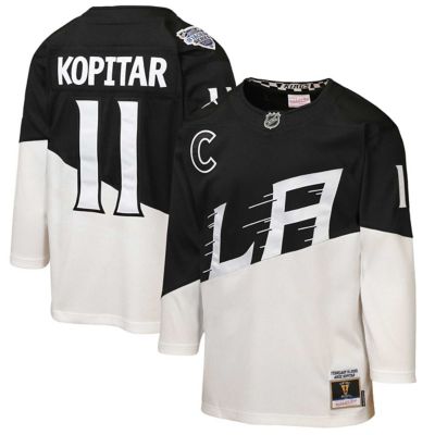 Mitchell & Ness Youth NHL Anze Kopitar Los Angeles Kings 2020 Stadium Series Power Play Jersey, Black, Medium