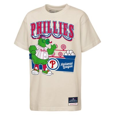 Mitchell & Ness Youth MLB Philadelphia Phillies Step Back Up Mascot T-Shirt, Large