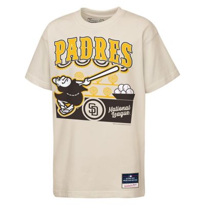 Mitchell & Ness Youth MLB San Diego Padres Step Back Up Mascot T-Shirt, Small