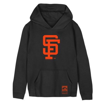 Mitchell & Ness Youth MLB San Francisco Giants Retro Logo Hoodie, Black, XL