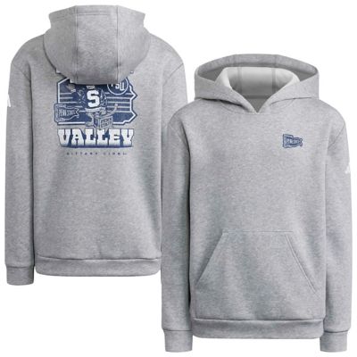 adidas Youth NCAA Penn State Nittany Lions Hyper Local Happy Valley Hoodie, Gray, XL