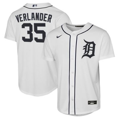 Youth MLB Nike Justin Verlander Detroit Tigers Home Replica Jersey
