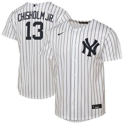 Youth MLB Nike Jazz Chisholm Jr. New York Yankees Home Replica Jersey