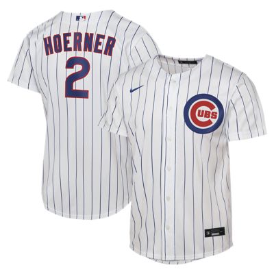 Youth MLB Nike Nico Hoerner Chicago Cubs Home Replica Jersey