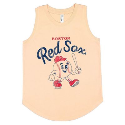 Soft as a Grape Boston Red Sox Youth MLB Boston Sox Game Day Tank Top, Orange, Medium