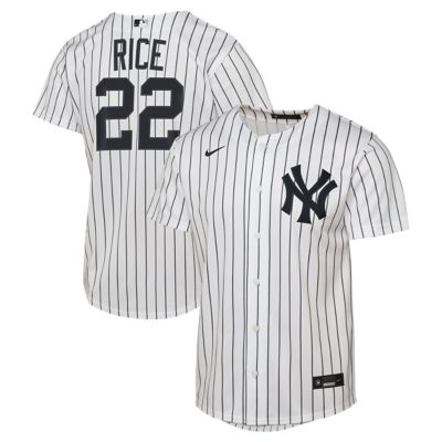 Youth MLB Nike Ben Rice New York Yankees Home Replica Jersey