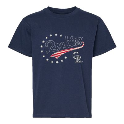 Soft as a Grape Youth MLB Colorado Rockies Americana T-Shirt