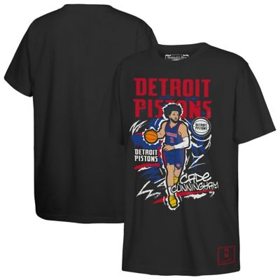 Mitchell & Ness Youth NBA Cade Cunningham Detroit Pistons Chalked Up Player T-Shirt, Black, Small