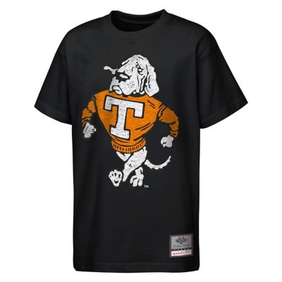 Mitchell & Ness Youth NCAA Tennessee Volunteers Big Face Mascot T-Shirt, Black, Small