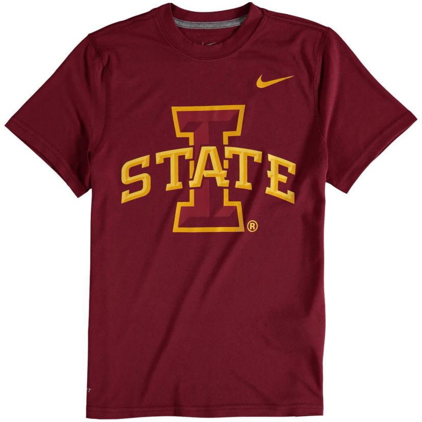 NCAA Nike Iowa State Cyclones Logo Legend Performance T-Shirt