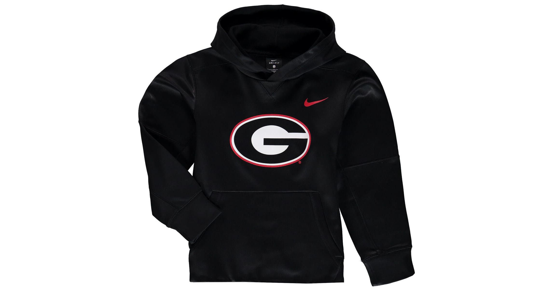 NCAA Nike Georgia Bulldogs Logo KO Pullover Performance Hoodie