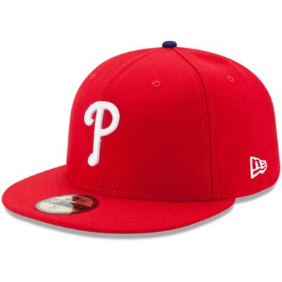 New Era MLB Philadelphia Phillies Authentic Collection On-Field Game 59FIFTY Fitted Hat, Red, 6 5/8