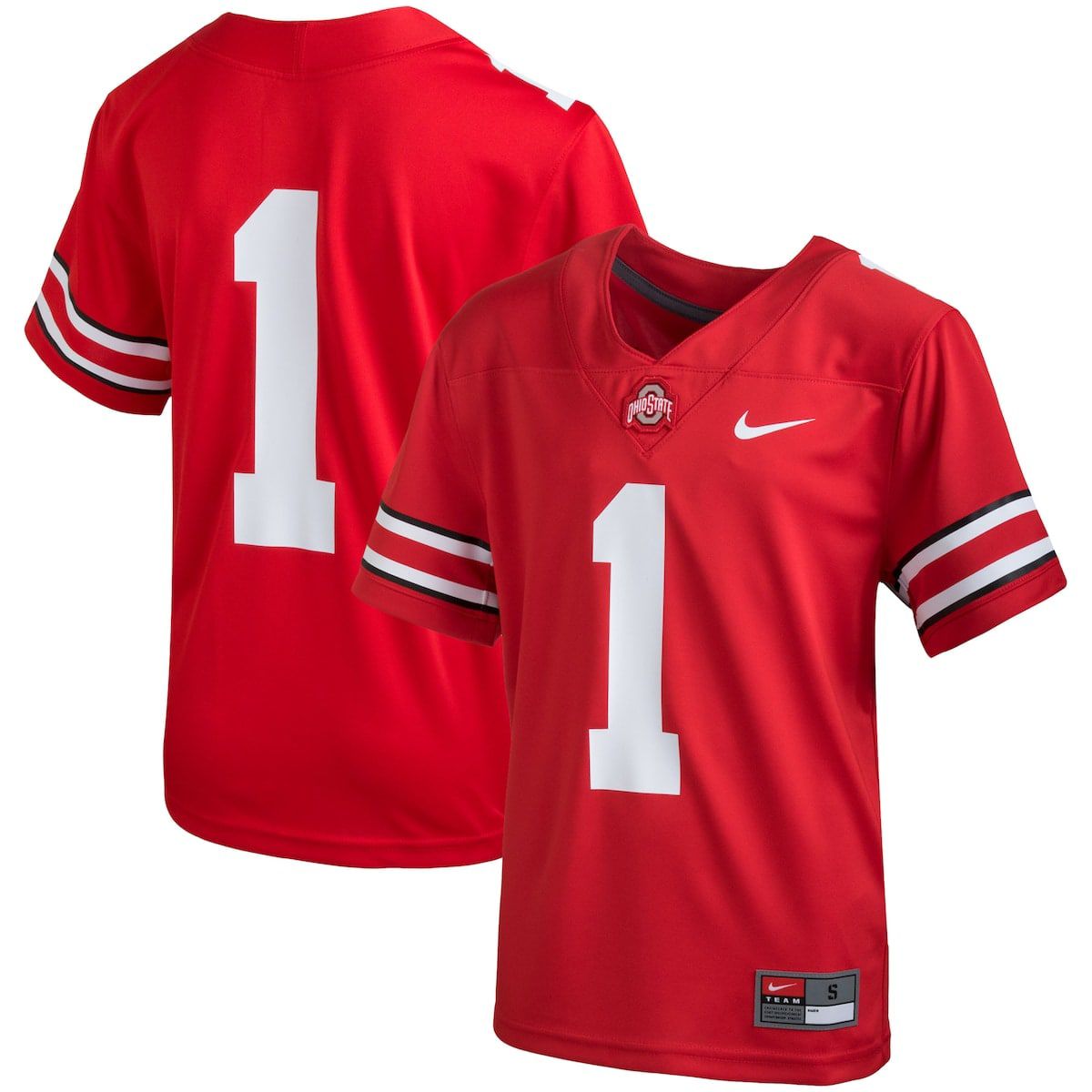 NCAA Nike #1 Ohio State Buckeyes Team Replica Football Jersey